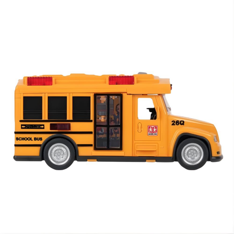 Let's Drive Sesli ve Işıklı Okul Otobüsü