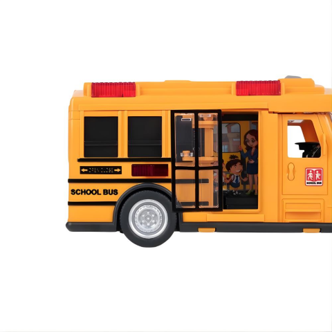 Let's Drive Sesli ve Işıklı Okul Otobüsü