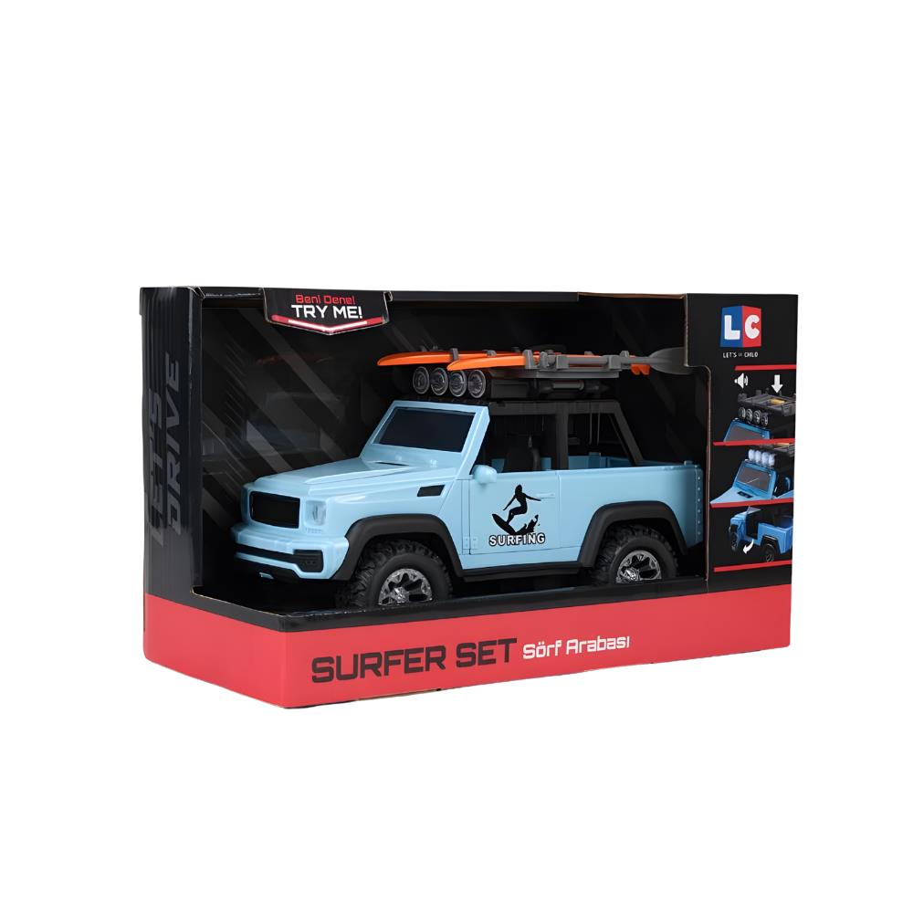 Let's Drive Sesli ve Işıklı Sörf Arabası