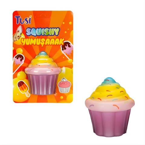 Tusi Squishy Köpük Oyuncak Cupcake
