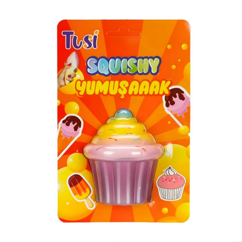 Tusi Squishy Köpük Oyuncak Cupcake