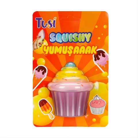 Tusi Squishy Köpük Oyuncak Cupcake