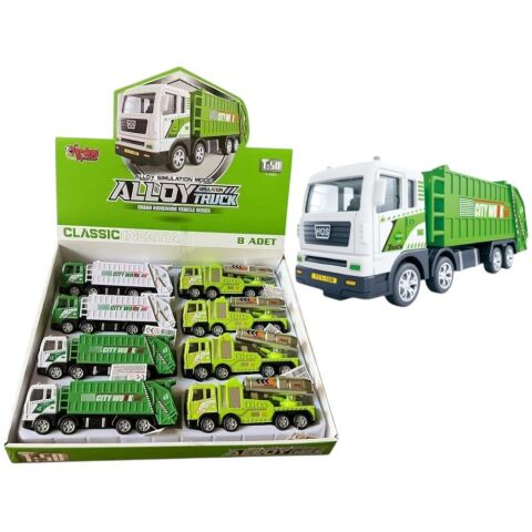 Sürtmeli Metal 1:50 Füme Vinç ve Ekskavatör