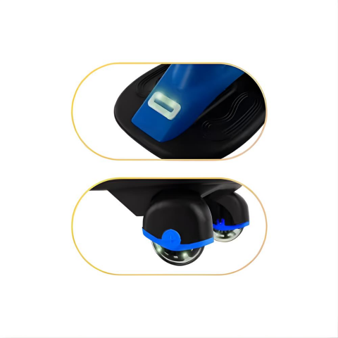 Sesli ve Işıklı Royal Swing Car Mavi