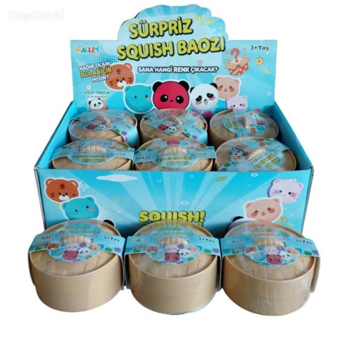 Çin Mantısı Hayvanlar Sürpriz Kutu Squishy