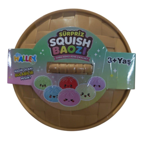 Çin Mantısı Simli Sürpriz Kutu Squishy