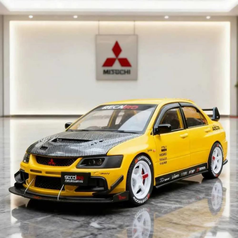 1:24 Mitsubishi EV 9 Metal Model Araba