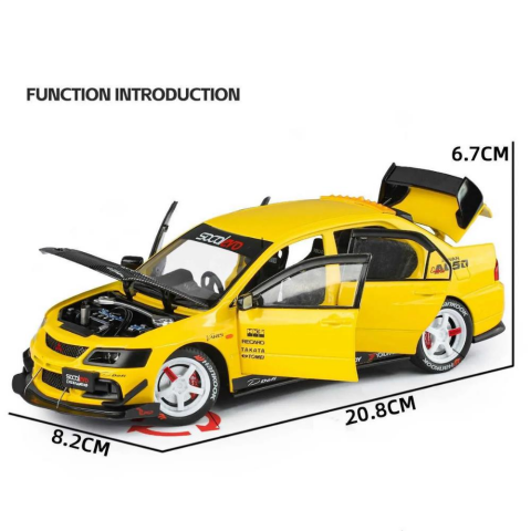 1:24 Mitsubishi EV 9 Metal Model Araba