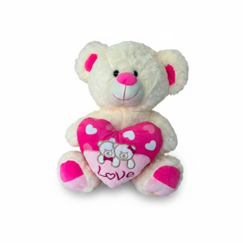 Peluş 45 Cm Ayı Kalpli