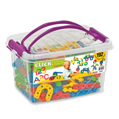 Clikclack Box Eğitici Şekiller 192 Parça