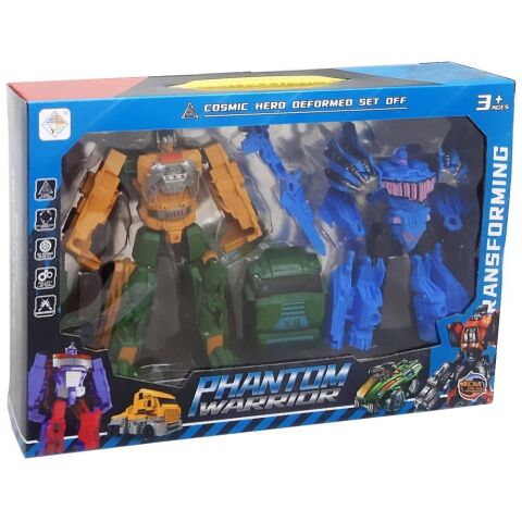 Dönüşebilen 2 Li Robot Transformers HY-7711