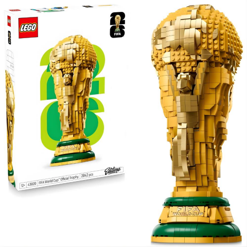 LEGO Editions FIFA Dünya Kupası Resmi Kupa 43020 - 12 Yaş ve Üzeri Çocuklar için Yaratıcı Dekoratif Model Yapım Seti (2842 Parça)