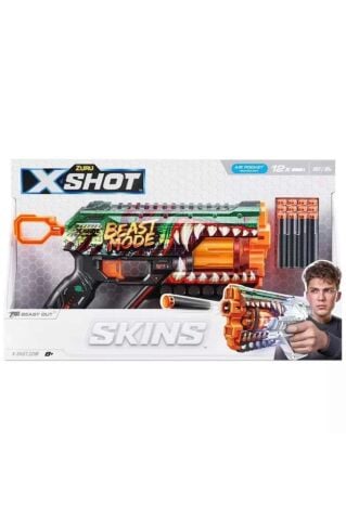 Tabanca X-Shot Skins Griefer Dart Fırlatıcı 12 Dartlı