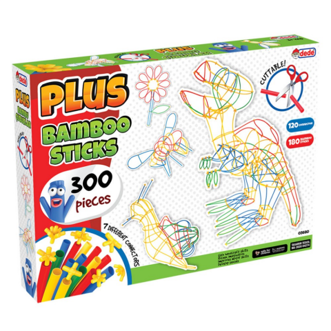 Plus Bambu Çubuklar (300 Parça)