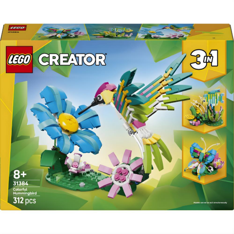 LEGO® Creator 3’ü 1 Arada Vahşi Hayvanlar: Sinek Kuşu 31384