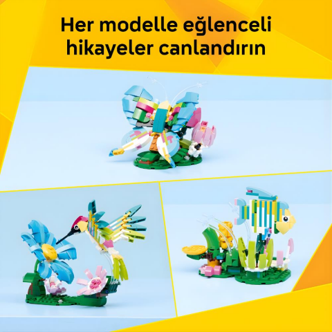 LEGO® Creator 3’ü 1 Arada Vahşi Hayvanlar: Sinek Kuşu 31384