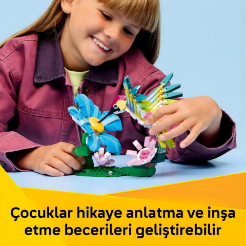 LEGO® Creator 3’ü 1 Arada Vahşi Hayvanlar: Sinek Kuşu 31384