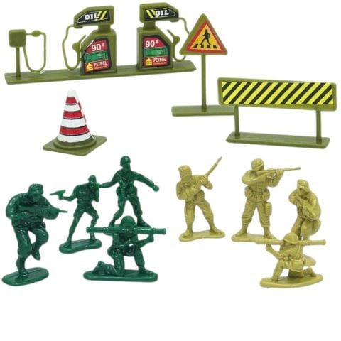 Poşetli Küçük Askeri Trafik Seti
