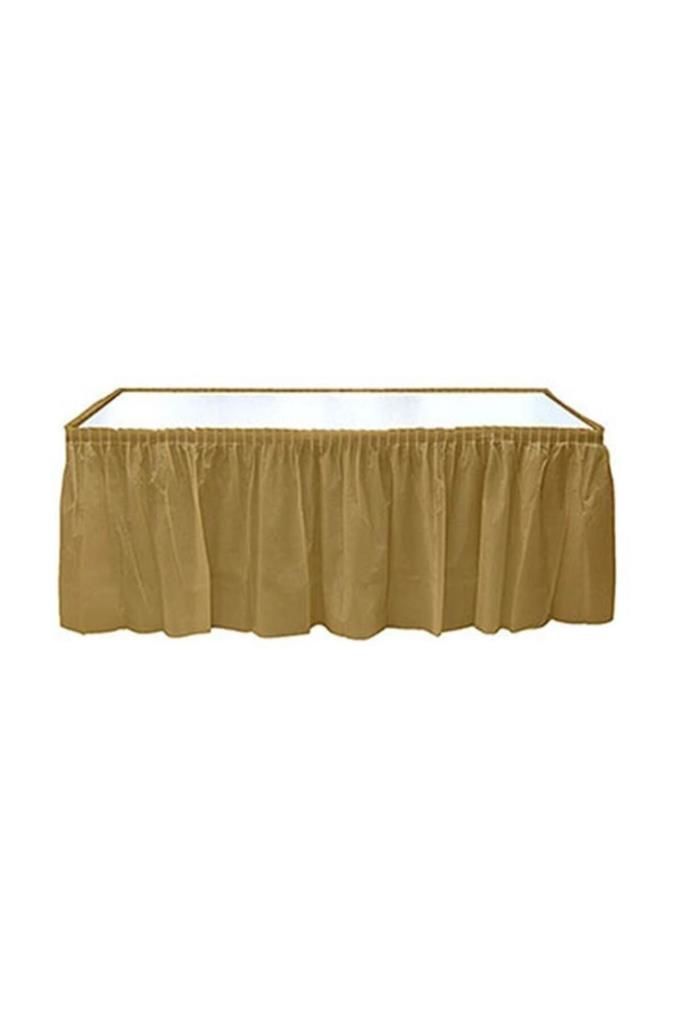 Roll-Up Masa Eteği Plastik Gold