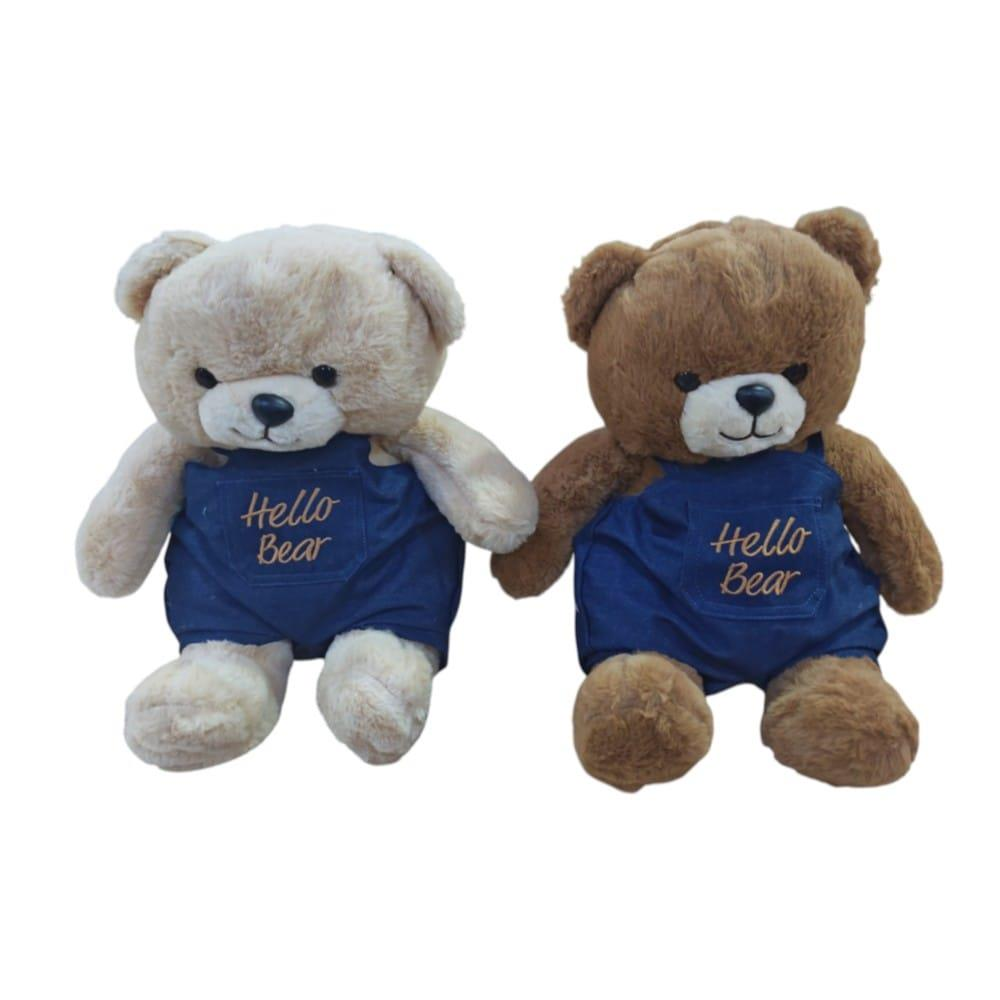 Peluş 50 Cm Tulum Giyen Ayı