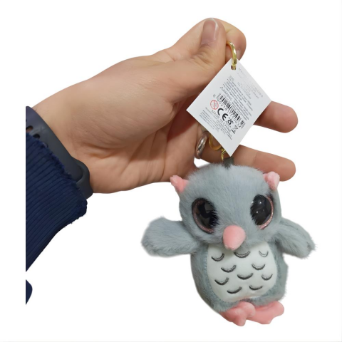 Peluş Baykuş Anahtarlık