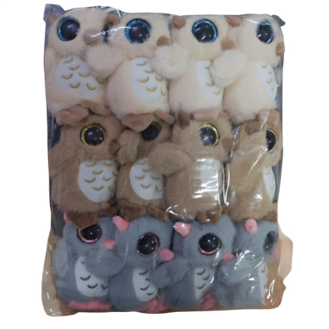 Peluş Baykuş Anahtarlık