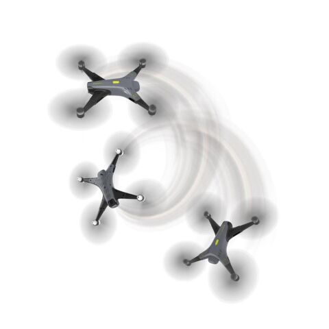 Kumanda ve Telefondan Kontrollü 4 Motorlu Drone Siyah