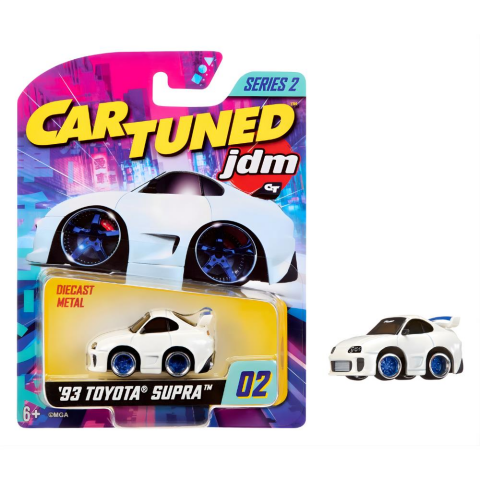 CarTuned JDM Seri 2 1993 Toyota Supra A90 - Beyaz Araba