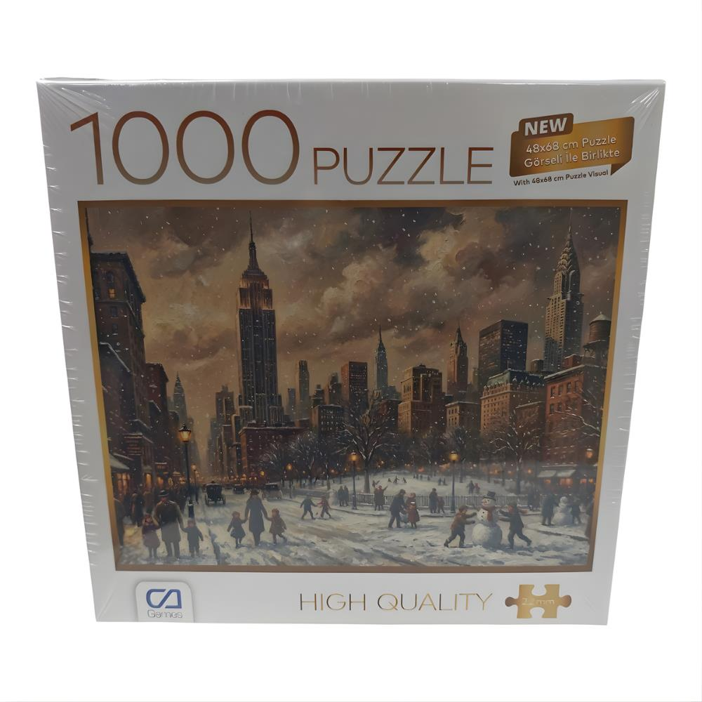 Kar Altında New York Puzzle 1000 Parça