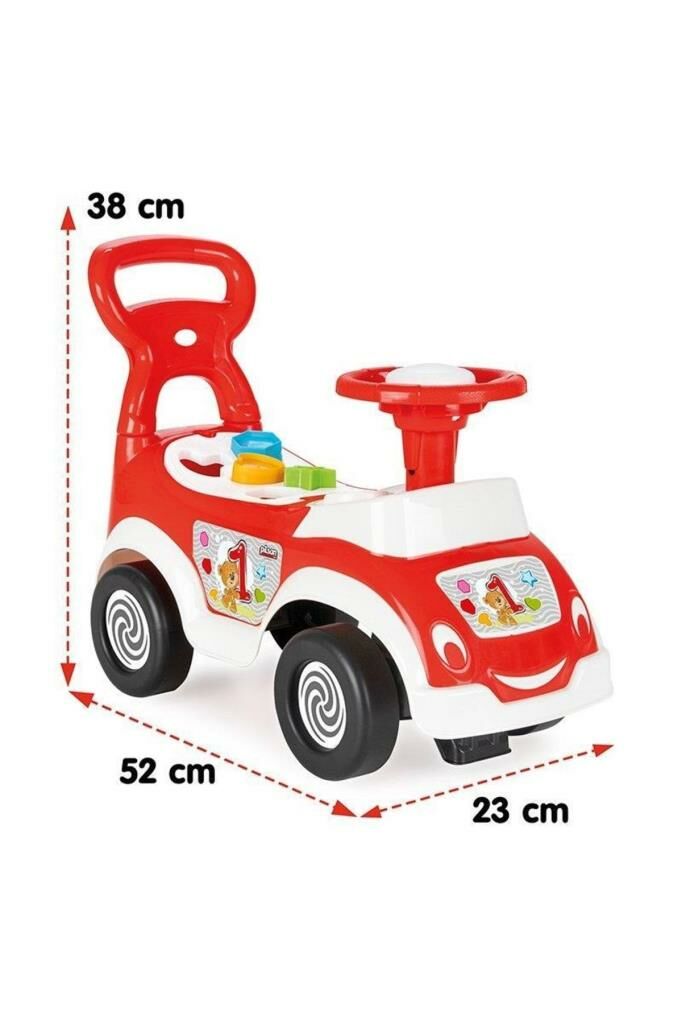 Bultaklı İlk Arabam 07-826 Pembe - Bebek Yürüme Yardımcısı