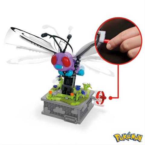 MEGA Pokemon Kinetik Butterfree Yapım Seti 582 Parça Hkt22