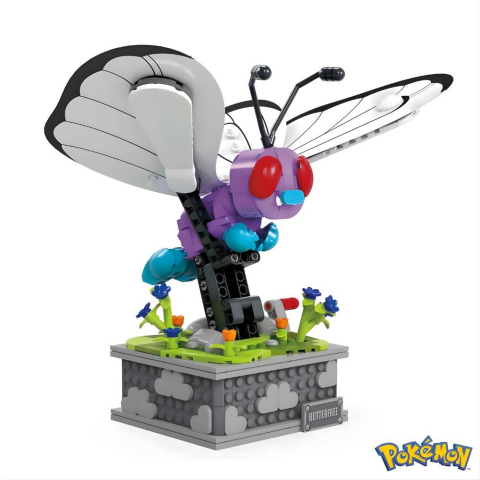 MEGA Pokemon Kinetik Butterfree Yapım Seti 582 Parça Hkt22