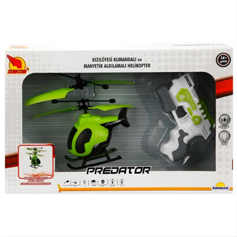 Kızılötesi Kumandalı Manyetik Algılamalı Helikopter