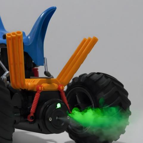 1:10 Ölçekli 2.4 Ghz Yüksek Hızlı Spray Car 4 Ch Usb Şarjlı Uzaktan Kumandalı Araba