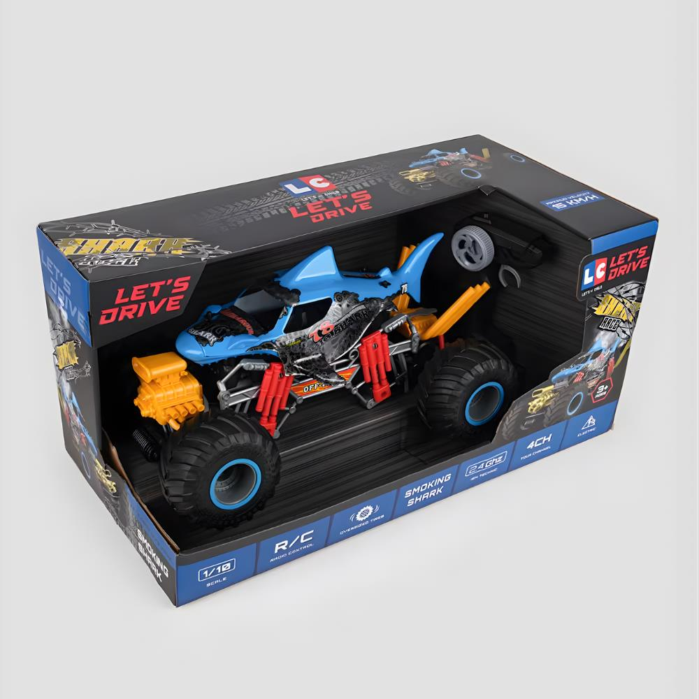 1:10 Ölçekli 2.4 Ghz Yüksek Hızlı Spray Car 4 Ch Usb Şarjlı Uzaktan Kumandalı Araba