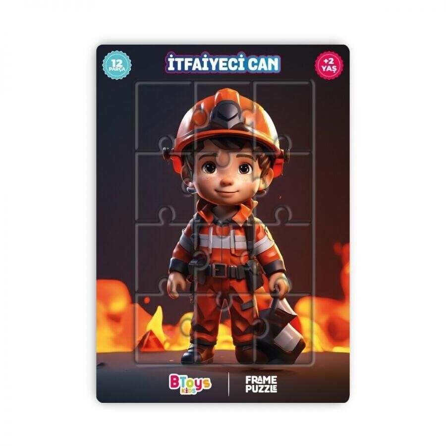 İtfaiyeci Can Frame Puzzle