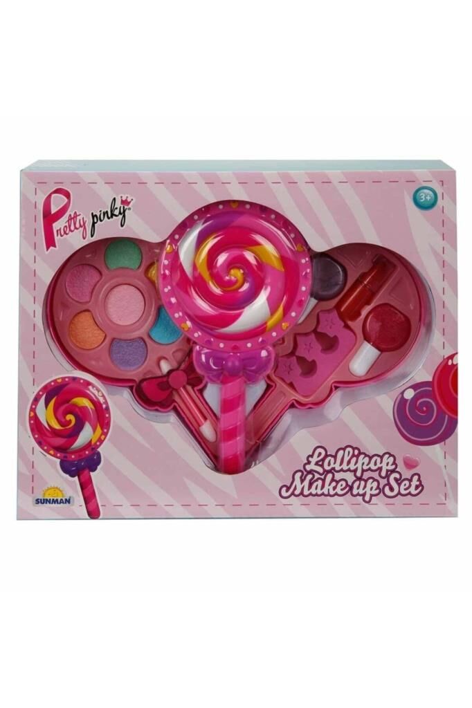 Lolipop Şekilli 2 Katlı Makyaj Güzellik Seti