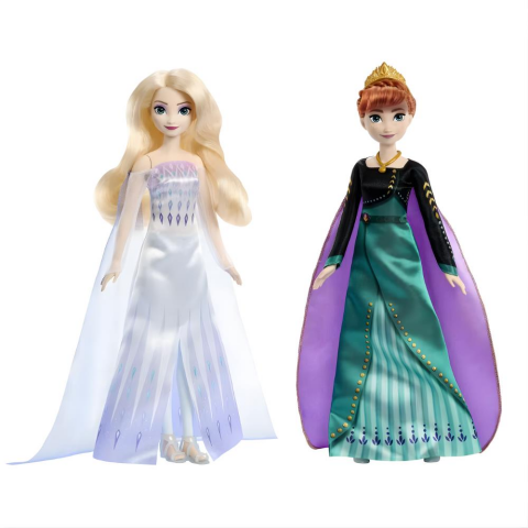 Disney Karlar Ükesi Prensesleri Anna ve Elsa - 2'li Paket