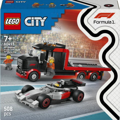 LEGO® City Audi F1® Yarış Arabalı F1® Sergileme Kamyonu 60493