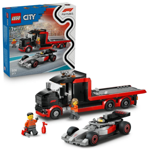 LEGO® City Audi F1® Yarış Arabalı F1® Sergileme Kamyonu 60493