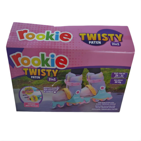 Twisty Paten 2 in 1 Ayarlanabilir Pembe