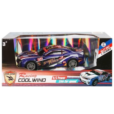 1:24 Cool Wind Uzaktan Kumandalı Mavi Yarış Arabası