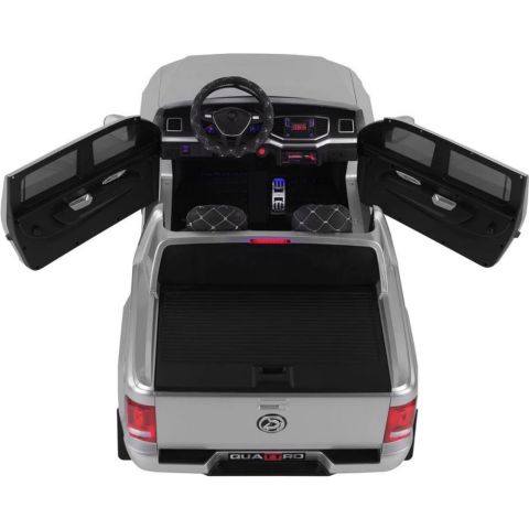 441A Quatro 4x4 2x12 V 9AH Uzaktan Kumandalı Akülü Gri Metalik