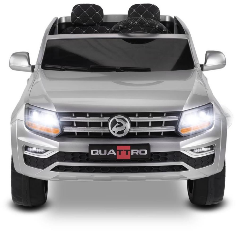 441A Quatro 4x4 2x12 V 9AH Uzaktan Kumandalı Akülü Gri Metalik