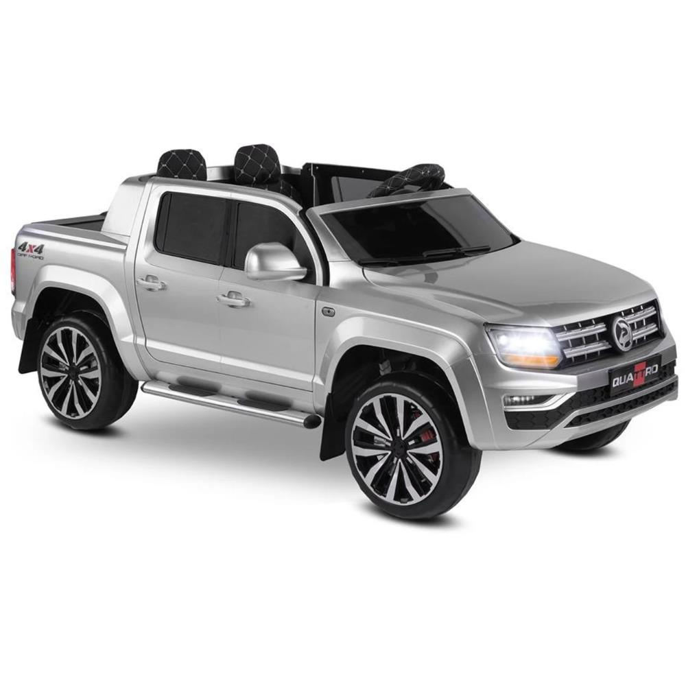 441A Quatro 4x4 2x12 V 9AH Uzaktan Kumandalı Akülü Gri Metalik