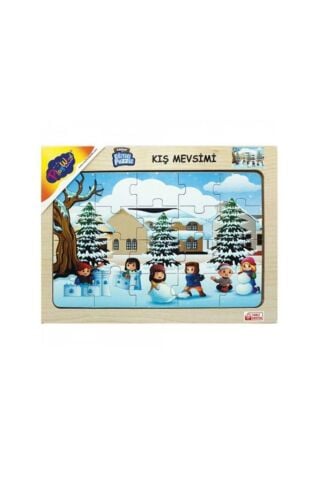 Eğitici Ahşap Puzzle Oyuncak