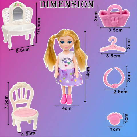Seher Bella Sparkle Oyun Evi Seti 7027