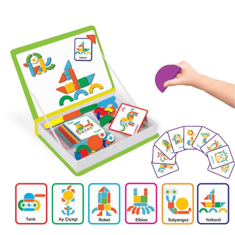 Manyetik Magnet Akıl Oyunları Eğlenceli Parçalar