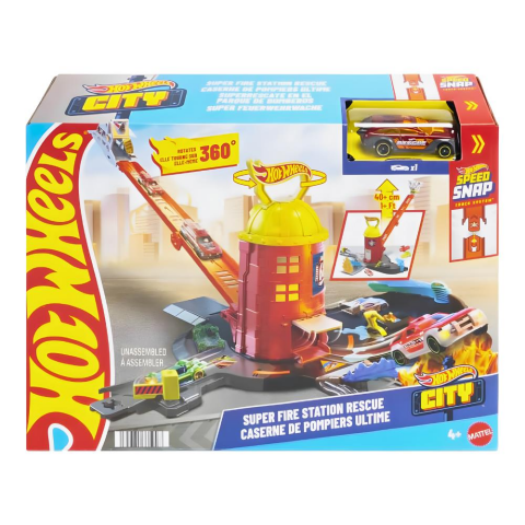 Hot Wheels City Süper İtfaiye İstasyonu Oyun Seti JHL95