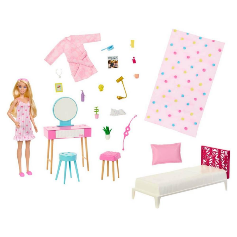 Barbie'nin Yatak Odası Oyun Seti HPT55